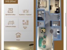 Shitet banesa kati 1 te Bujana Group 102.2m2