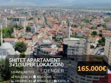 🔥 Shitet Apartament 3+1+2 në “Qendër“, Shkodër! 🔥