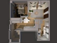 Shitet, Apartament 2+1 (I konvertuar), Rruga e Elbasanit, Ti