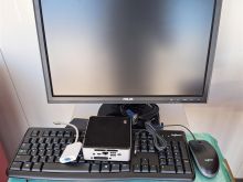 NUC PC Monitor tastatur i gatshem per pun i3 gen5 komplet 