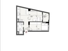 Apartament Ne Shitje 1+1 Tek Stacioni i Trenit (ID B110443)