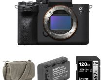 Sony a7 IV Mirrorless Camera with Accessories Kit (128GB Card, 2250mAh Battery)