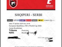Bileta Shqiper Serbi