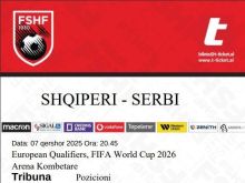 Bileta ---- SHQIPERI serbi