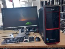 Gaming i7 8GB 128ssd M.2 1TB GTX 1060 6GB  hp 24
