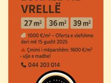 📢 SHITEN TRI LOKALE NË VRELLË📍 Sipërfaqet:27m²|36m²|39m²