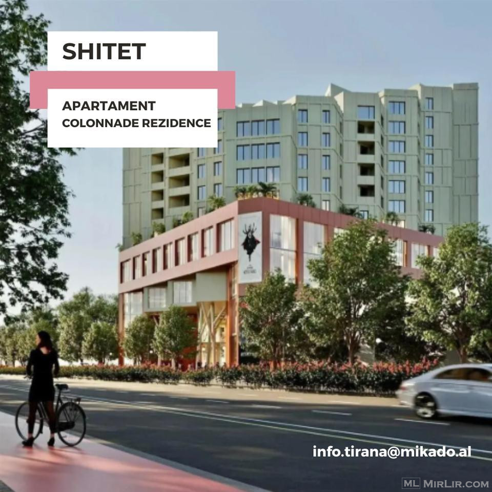 SHITET APARTAMENT 1+1 TEK COLONNADE REZIDENCE