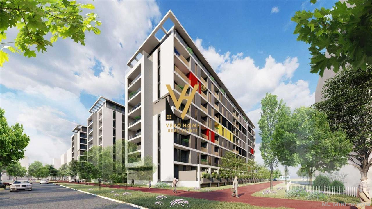 SHITET APARTAMENT 2+1+VERANDE TE QTU, UNIVERS CITY 129.000 E