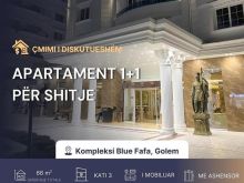 Apartament 1+1 në shitje – Kompleksi Blue Fafa, Golem