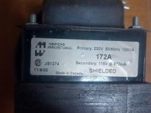 Transformator 230V në 115V – Hammond Canada – 100VA