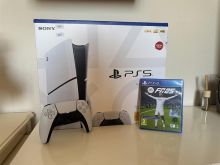 Ps5 Slim ne kuti 95% I ri me garanci me dy leva dhe lojra