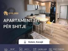 🏡 Apartament 1+1 në shitje – Golem, Durrës