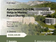 Apartament 2+1+2 Në Shitje te Morina Palace Dhermi!
