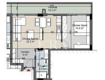 Shitet apartament 1+1, Portolalez, Gjiri i Lalzit.