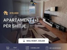 🏡 Apartament 1+1 në shitje – Mali i Robit, Golem