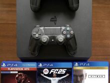 Playstation 4 Slim me 2 Leva & Lojera