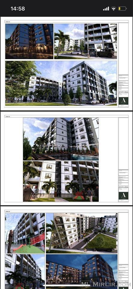 Shiten apartamente 1+1 , 2+1 Golem Durres  1200Eur m2