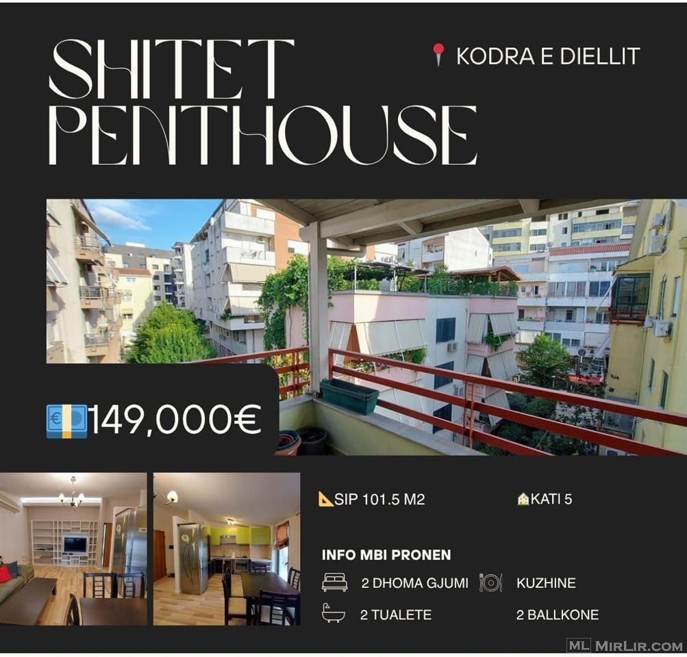Shitet penthouse Tek Kodra e Diellit