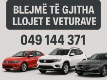 Blejm te gjitha llojet e veturave me dogan dhe pa dogan
