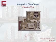 Banesa 65.7m2 kati 8 te CIMA TOWER rruga CEN DUGOLLI
