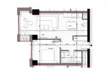 SHITET APARTAMENT 1+1+VERANDE \