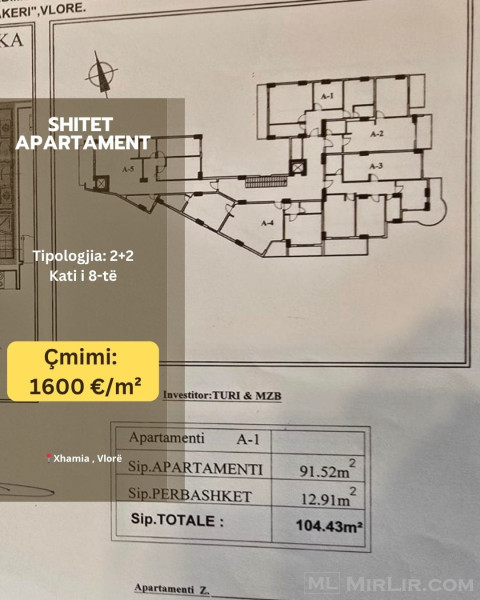 SHITET APARTAMENT 