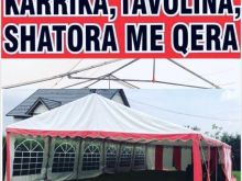 *SHATORA TENDA KARRIKA TAVOLINA ME QERA 044280873