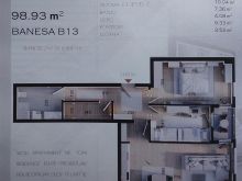 Jeni Mahall Banesa ne shitje 98.93m² , 2+1 kati1 (joperdhes)