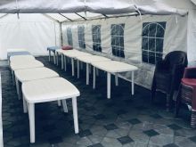TENDA SHATORA  TAVOLINA DHE KARRIKA QERA  049298686
