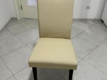 6 Karrika krem nga lëkurë sintetike