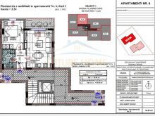Shitet, Apartament 1+1, Sauk.