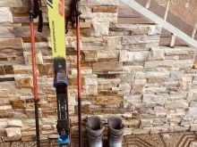 2 palè ELAN RCG skija  komplet ,144cm