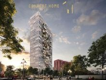 Shitet apartament 2+1+2 tek kulla Downtown One