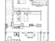 Shitet apartament 2+1 ne Kamez 520 euro/m2