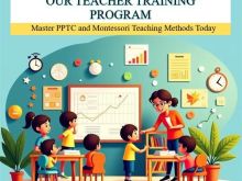 MASTER PPTC AND MONTESORI TEACHER TRAINING JOB READY COURSES