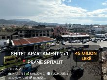 🔥 Shitet Apartament 2+1 pranë “Spitalit”, Shkodër! 🔥  💶 Ç