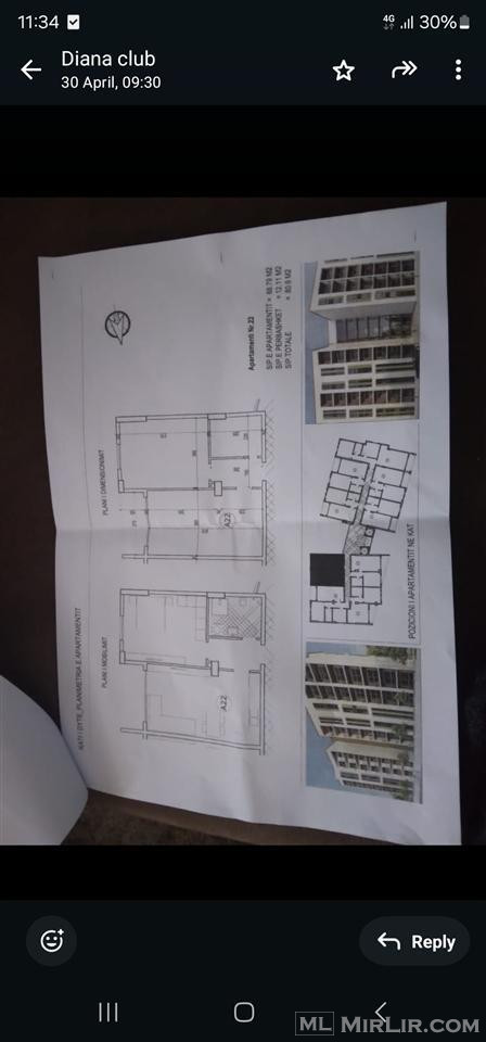 Shitet apartament Pogradec