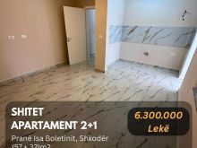 Shitet Apartament 2+1 pranë \"Isa Boletinit\", Shkodër