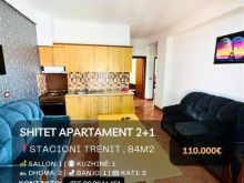 🔥 Shitet Apartament 2+1 Te “Stacioni Trenit“, Shkodër! 🔥💶