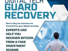 RECLAIM YOUR LOSSES CRYPTOCURRENCY REVIEWS/ DIGITAL TECH GUARD RECOVERY