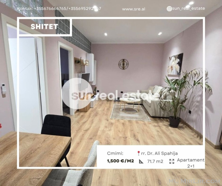 SHITET APARTAMENT 2+1, AFER RESTORANT ORLANDO, SHKODER