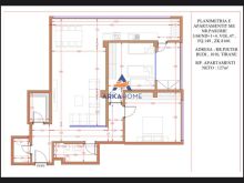 SHITET APARTAMENT 2+1+BALLKON \"RRUGA E ELBASANIT\" 450.000 EU