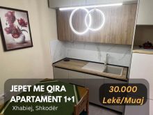 🔥 Jepet me Qira Apartament 1+1 në “Xhabiej\", Shkodër! 🔥