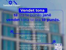 URGJENTE: Rekrutim në Mikpritje në Francë me VISA!