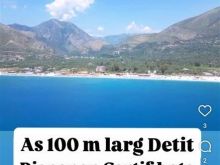 Shitet toke e Kuqe ne Borsh as 100 m larg Detit‼️ 350€/m2‼️