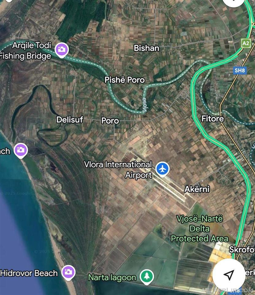 PRANE AEROPORTIT TE VLORES 31.200 M2 TOKE PER SHITJE!