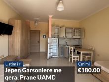 Jepen Garsoniere me qera, Prane UAMD Spitalle, Durrës.