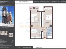 Shitet, Apartament 1+1, Hora Vertikale, Tiranë.