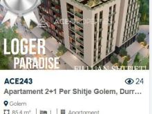 +3550682098305 SHITET APARTAMENT 2+1 NE GOLEM