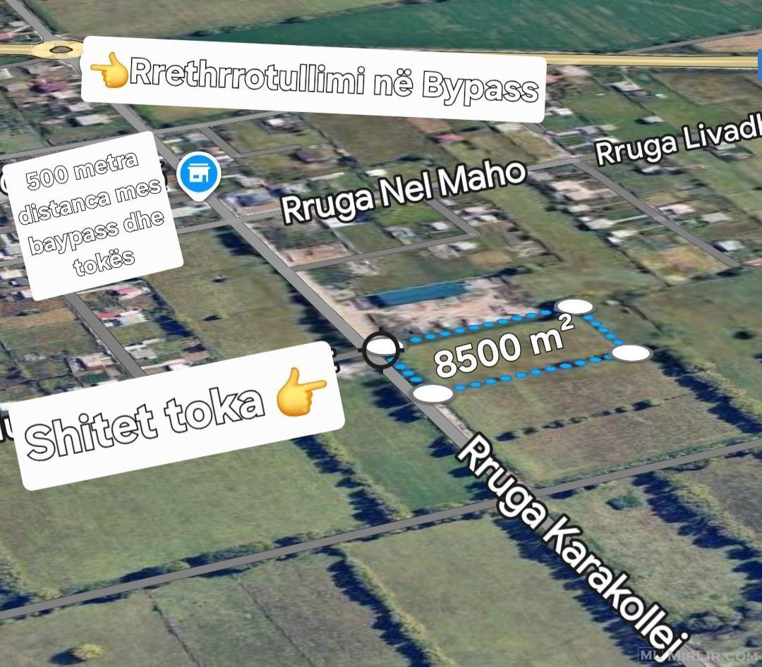 Shitet 8500 m² tokë!